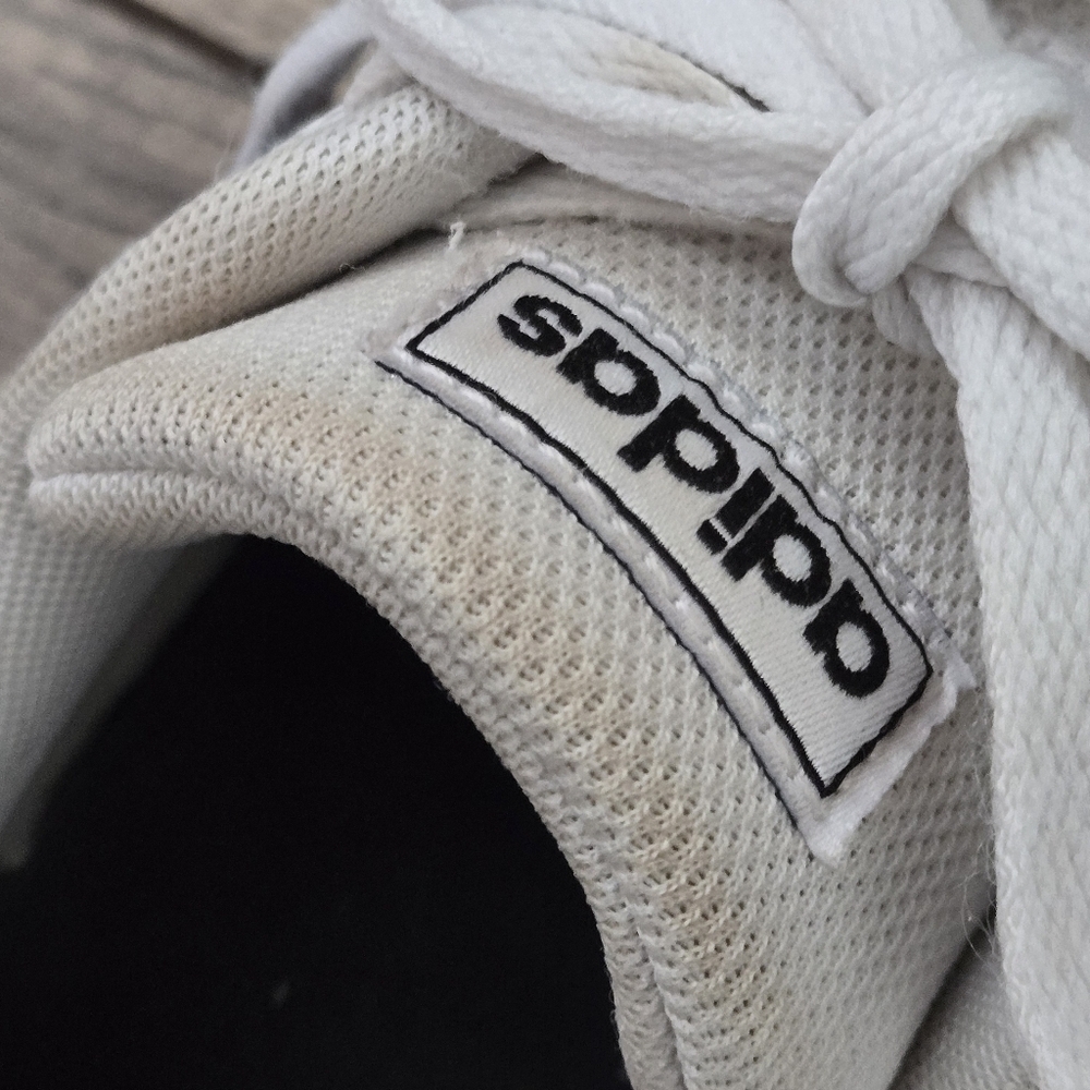 Adidas White and Black Size 5 Womens Sneakers - Picture 9 of 12